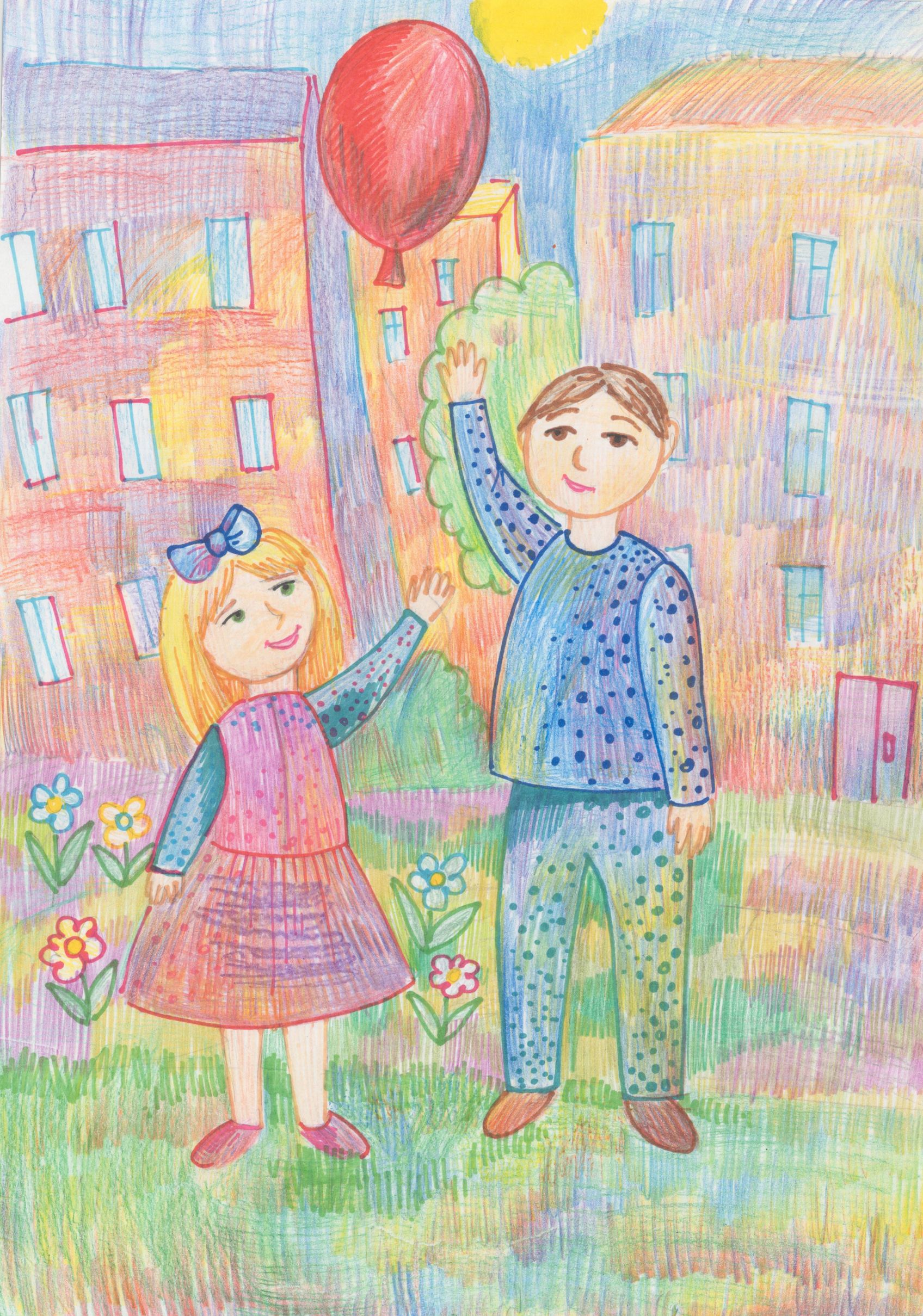 Содылева Дарина Игоревна || Драгунский В.Ю. «Красный шарик в синем небе»