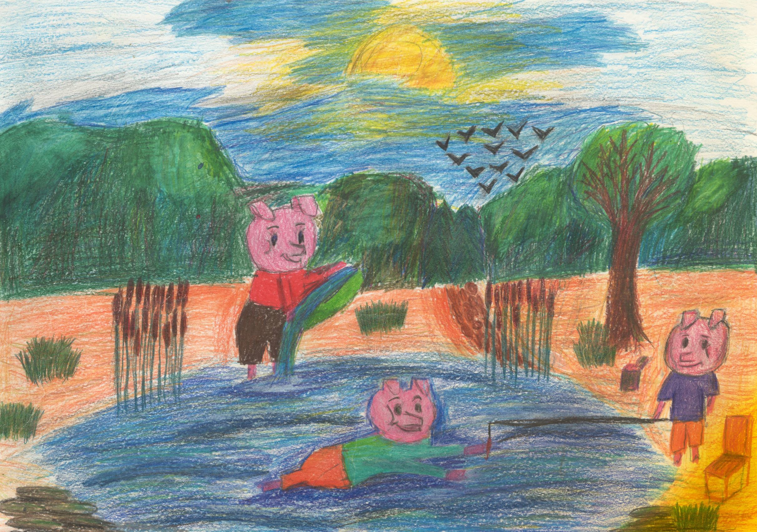 Аверьянова Юлия Алексеевна || Михалков С.В. «Три поросенка»