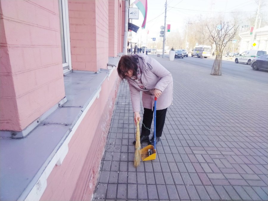 Участие в общегородском субботнике