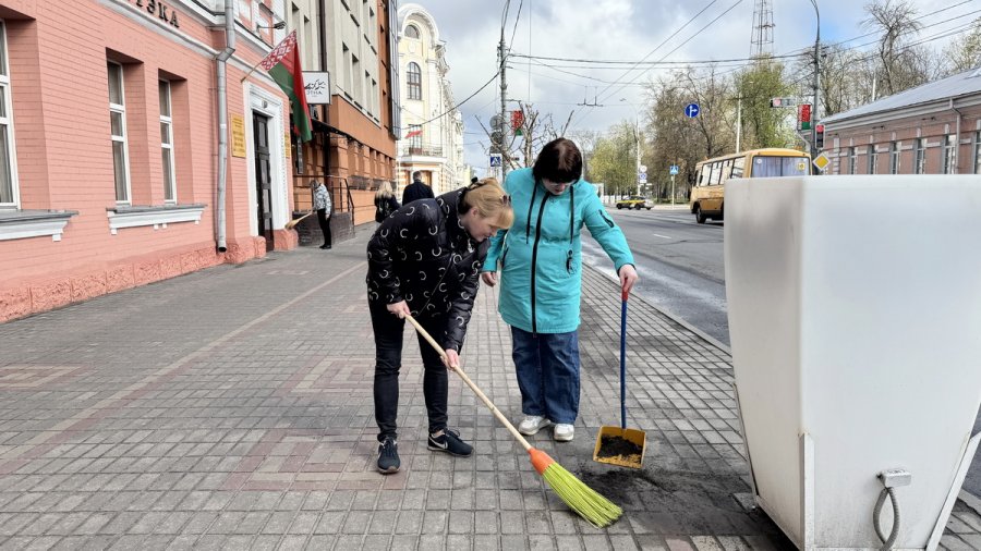 Участие в республиканском субботнике