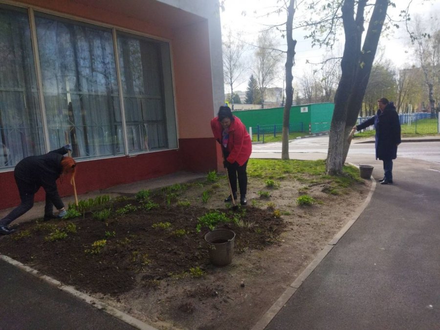 Участие в республиканском субботнике