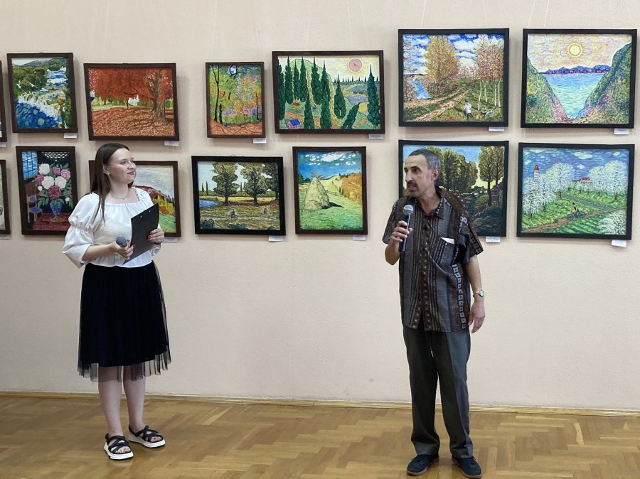 Открытие выставки живописи Николая Литвинова «Вслед за Ван Гогом»