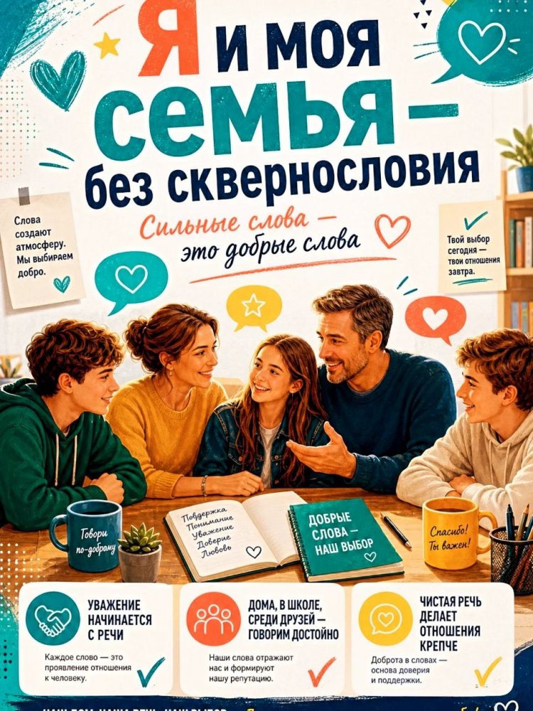 «Я и моя семья — без сквернословия»
